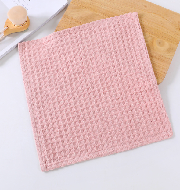 Pure Cotton Waffle Bath Towel