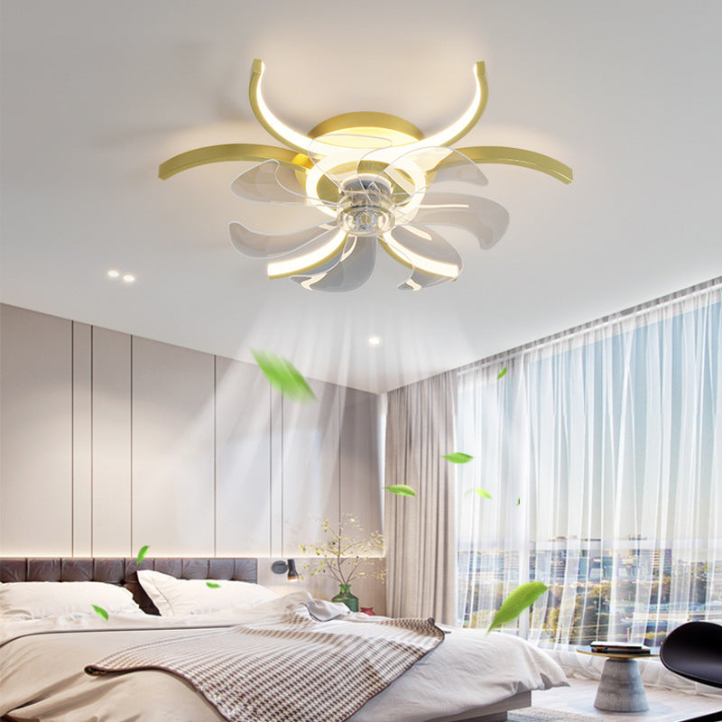 Luxury Intelligent Suction Fan Lamp