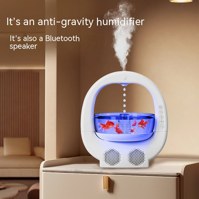 3 In 1 Anti-gravity Humidifier Creative Aromatherapy Machine with Bluetooth Speaker