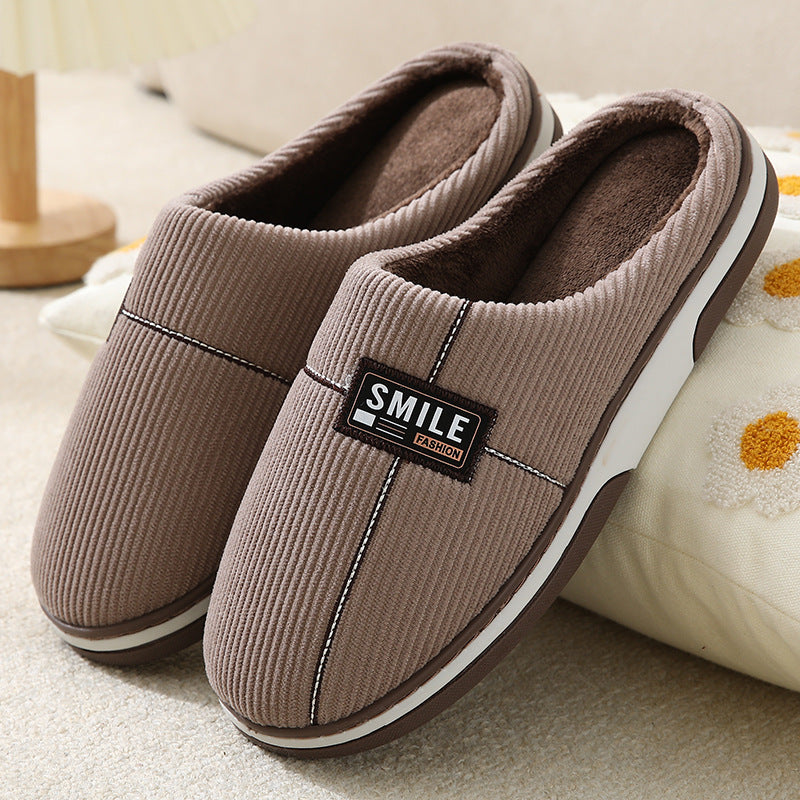 Cotton Slippers Men's Home Indoor Thickening