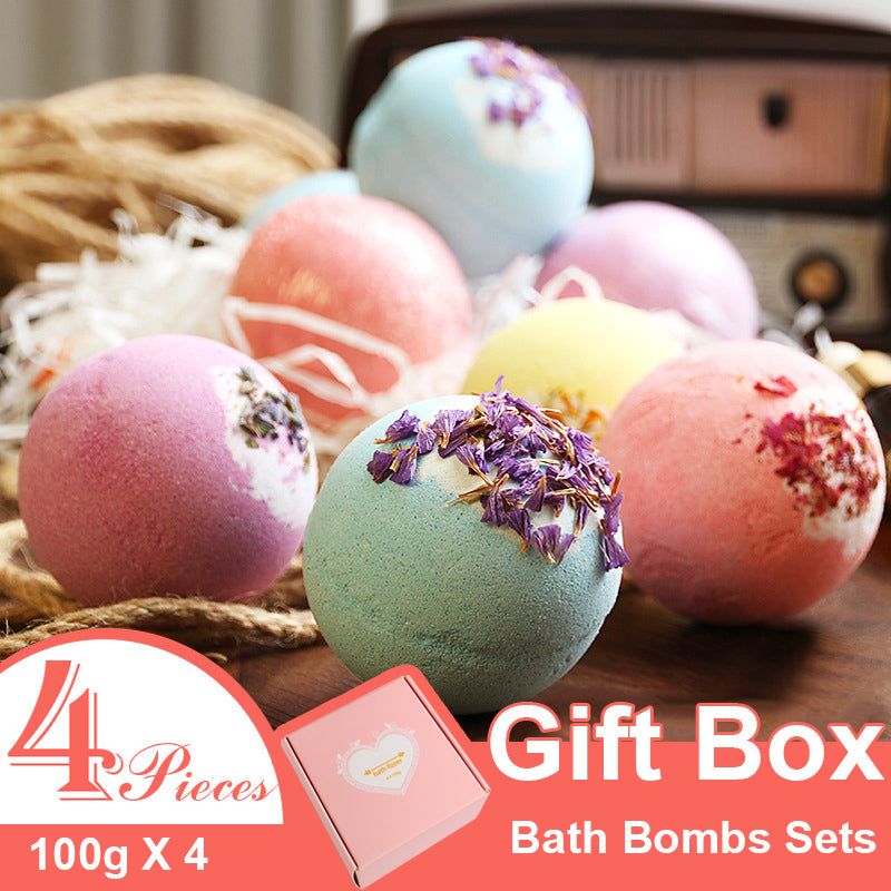 Fragrant Gift Box Bath Bubble Egg Bombs