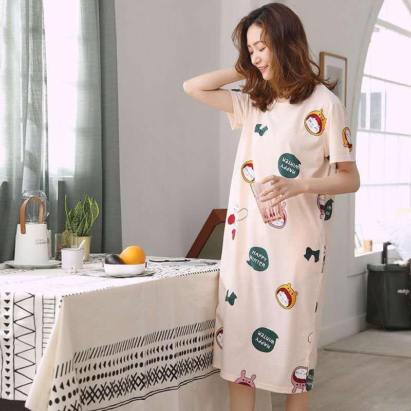 Pure cotton women's pajamas