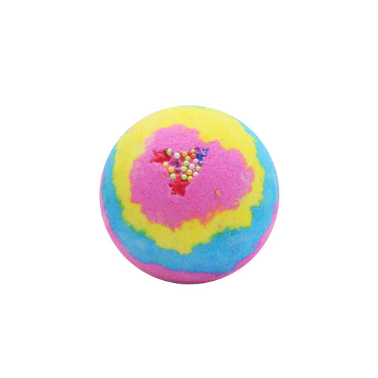 Rose essential oil bath salt bomb