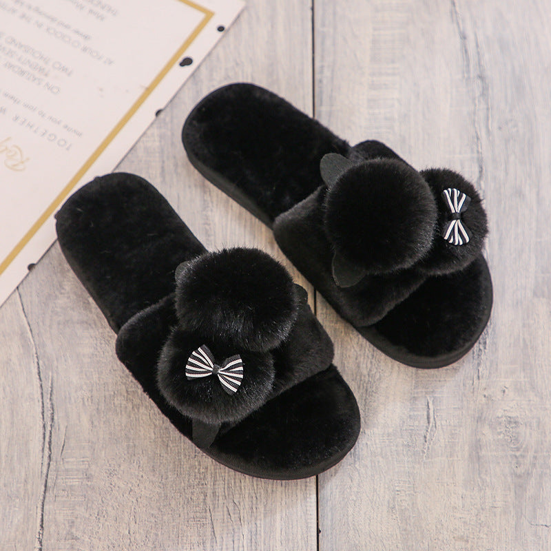 Plush Cotton Slippers