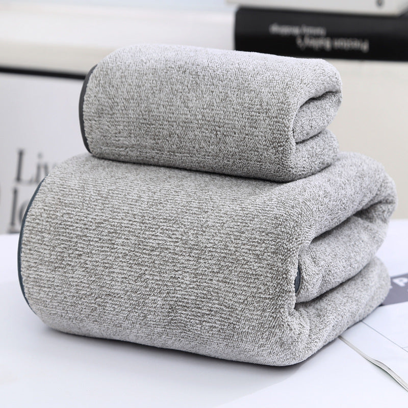 Bamboo Charcoal Fiber Coral Fleece Towel