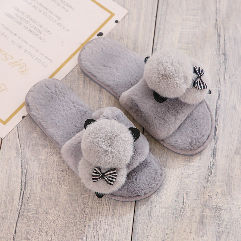 Plush Cotton Slippers