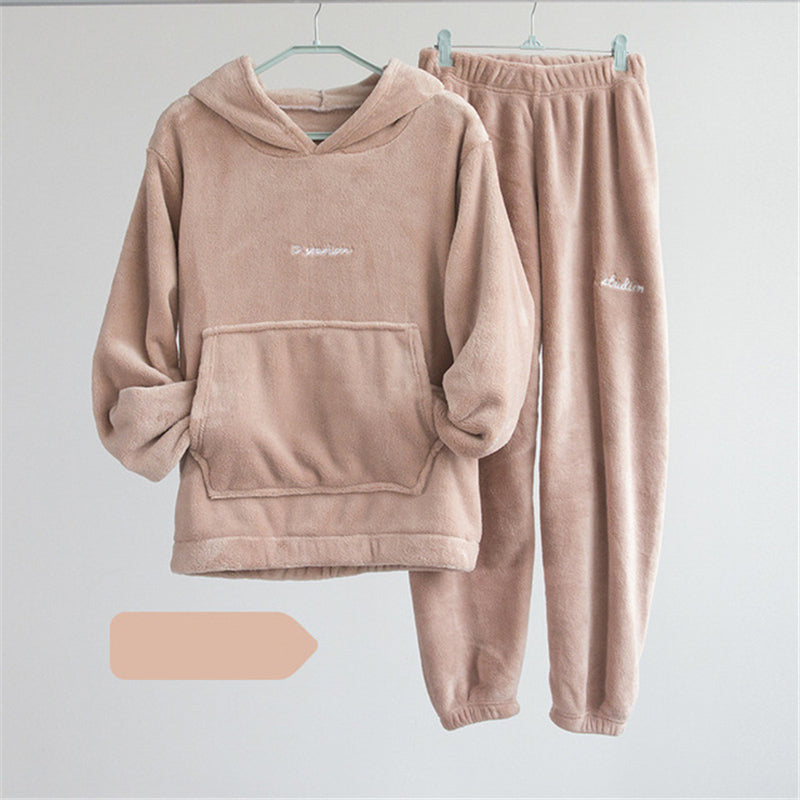 Oversized loose warm pajamas and home wear