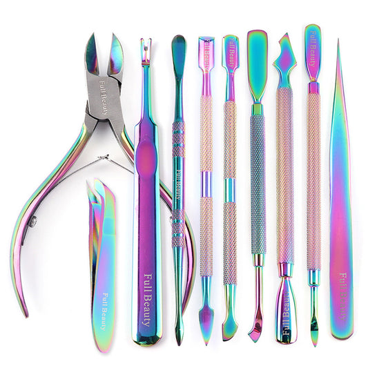 Nail Clippers Tweezers Manicure Polishing Tool