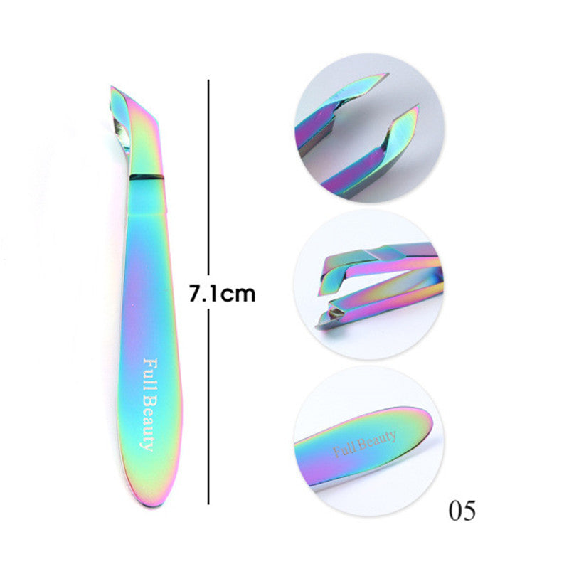 Nail Clippers Tweezers Manicure Polishing Tool