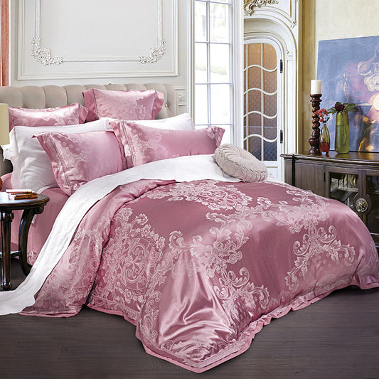 4-Piece Set of European-Style Light Luxury Bedding