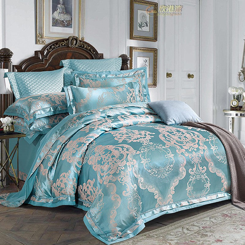 4-Piece Set of European-Style Light Luxury Bedding