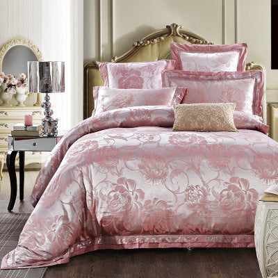 4-Piece Set of European-Style Light Luxury Bedding