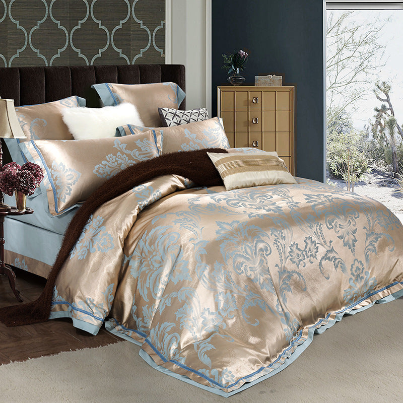 4-Piece Set of European-Style Light Luxury Bedding