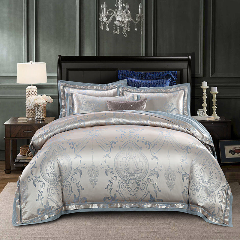 4-Piece Set of European-Style Light Luxury Bedding