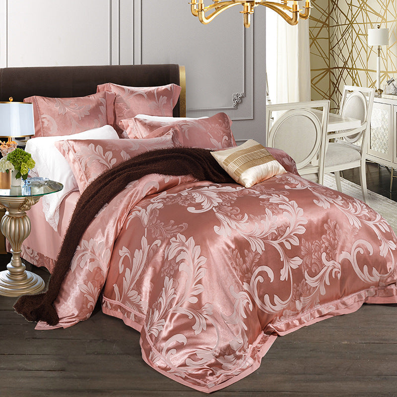 4-Piece Set of European-Style Light Luxury Bedding