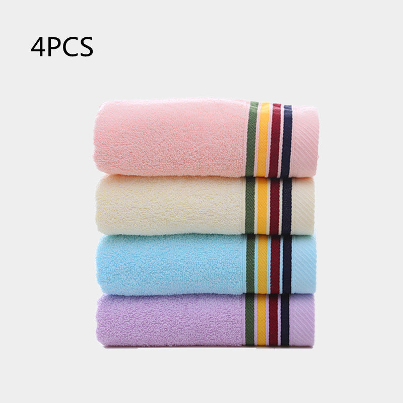 4 Pack of Towels, Pure Cotton