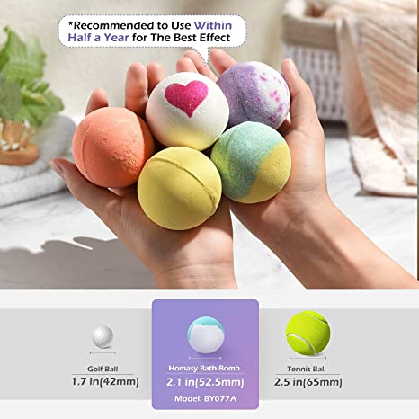 Bath Bombs 14 Pieces Of Explosive Salt Ball Gift Box With Various Fragrance