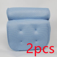 6 suction cups bath pillow