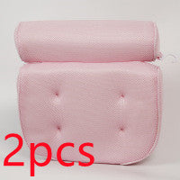 6 suction cups bath pillow