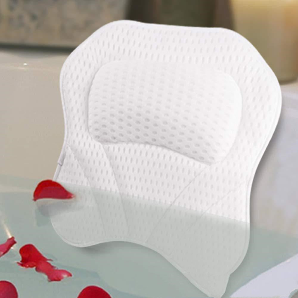 Bathtub Pillow 7 Suction Cups