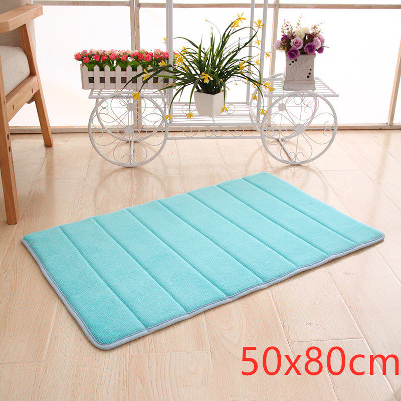 Velvet Memory Foam Bathmat