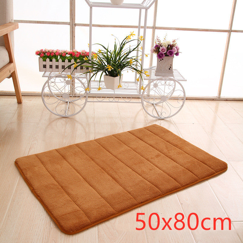 Velvet Memory Foam Bathmat