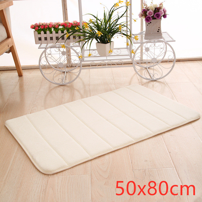 Velvet Memory Foam Bathmat