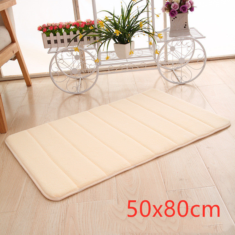 Velvet Memory Foam Bathmat