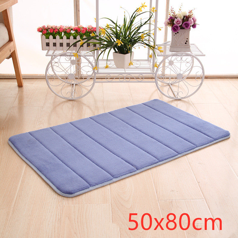 Velvet Memory Foam Bathmat