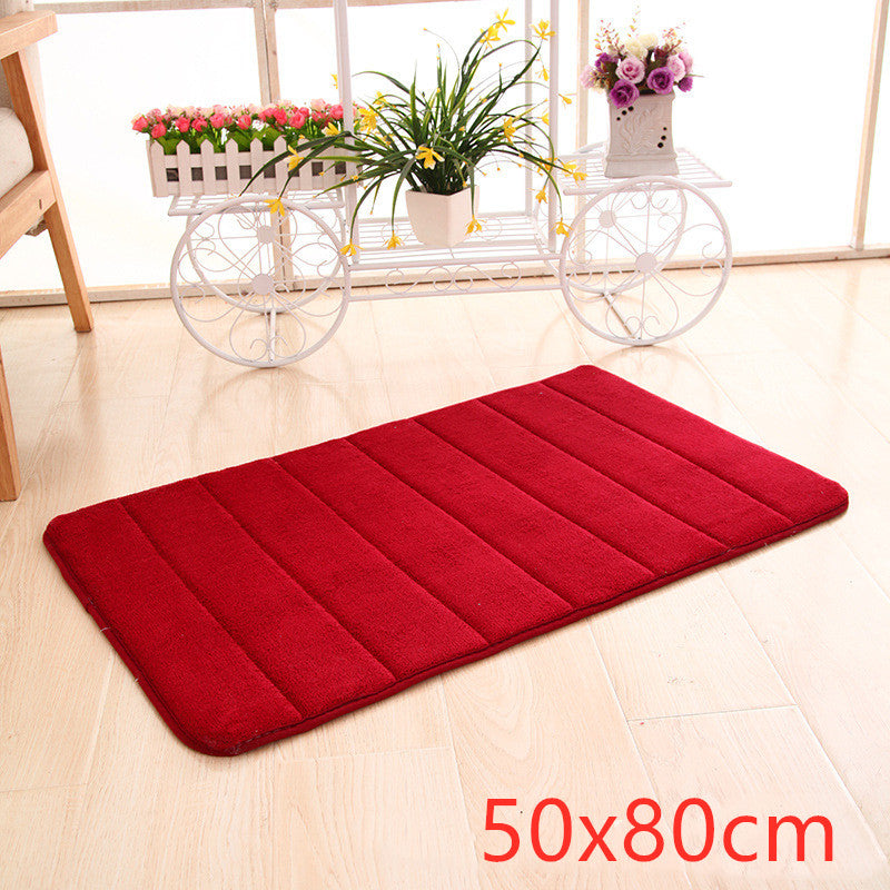 Velvet Memory Foam Bathmat