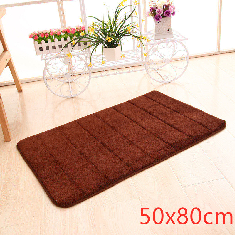 Velvet Memory Foam Bathmat