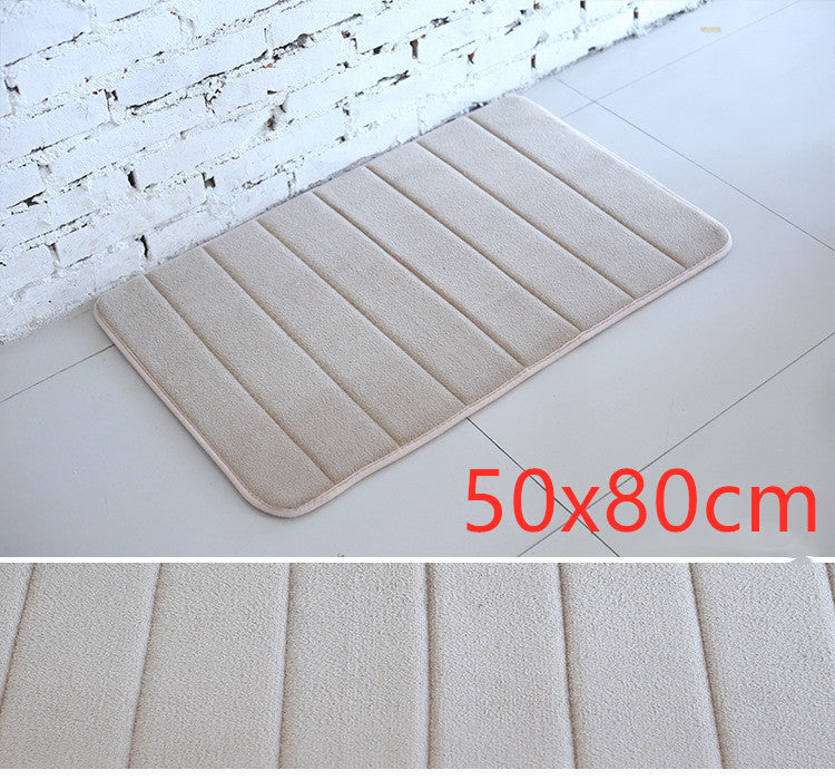 Velvet Memory Foam Bathmat