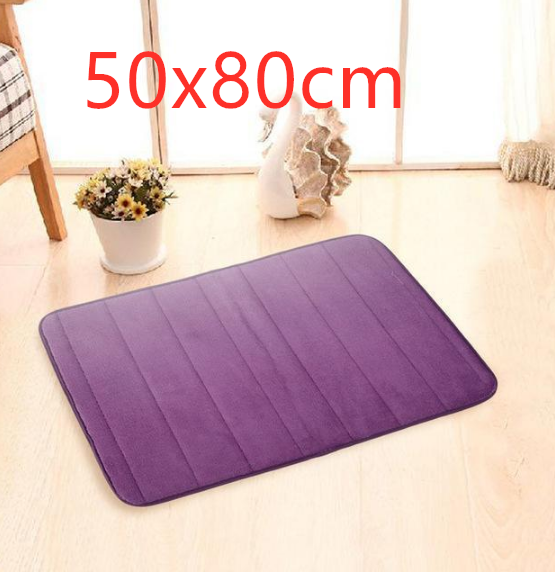 Velvet Memory Foam Bathmat