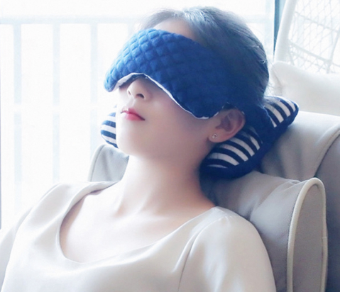 Luxury Duel Eye Mask and Neck Pillow