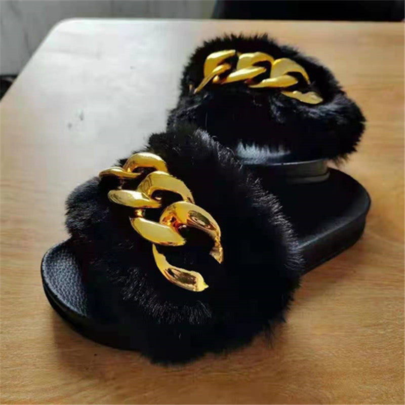 Women's Autumn Plus Size Flat Slippers