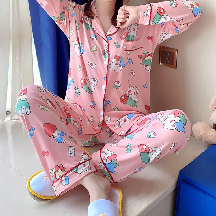 Home wear cute Korean ins style can be worn outside