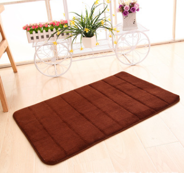 Velvet Memory Foam Bathmat