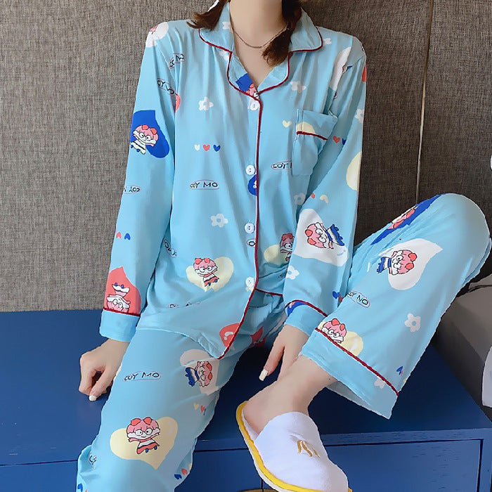 Home wear cute Korean ins style can be worn outside