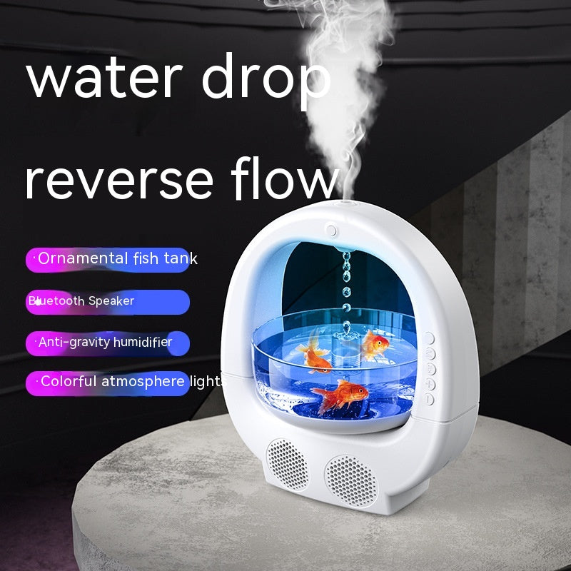 3 In 1 Anti-gravity Humidifier Creative Aromatherapy Machine with Bluetooth Speaker