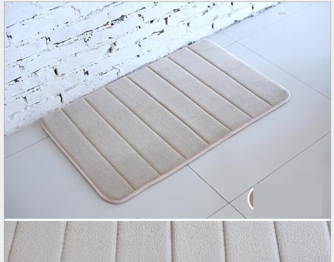 Velvet Memory Foam Bathmat