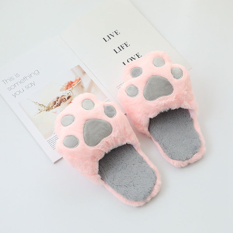 Men's and Women's Cat Paw Slippers