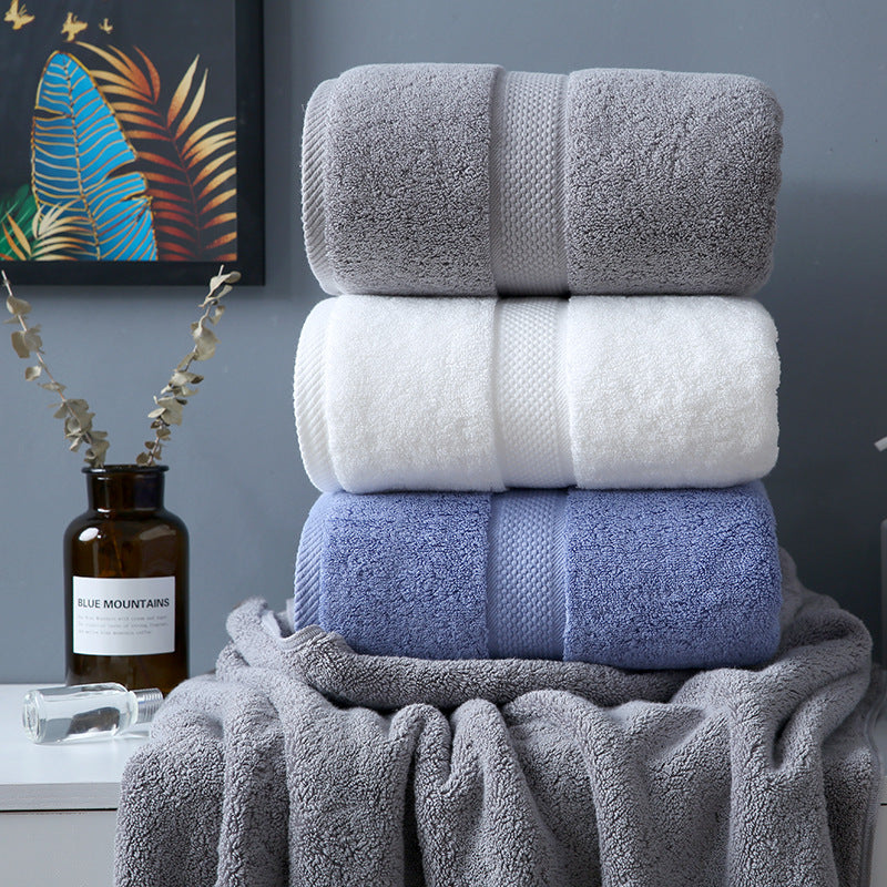 Plus-sized Thick Long-staple Cotton Bath Towel