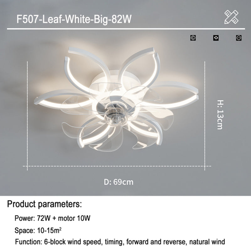 Luxury Intelligent Suction Fan Lamp