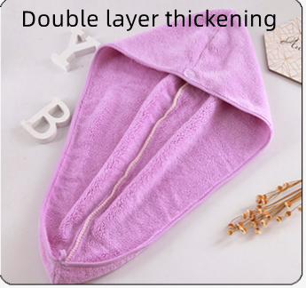 Hair Towel Water Absorption Quick Drying Double Sided