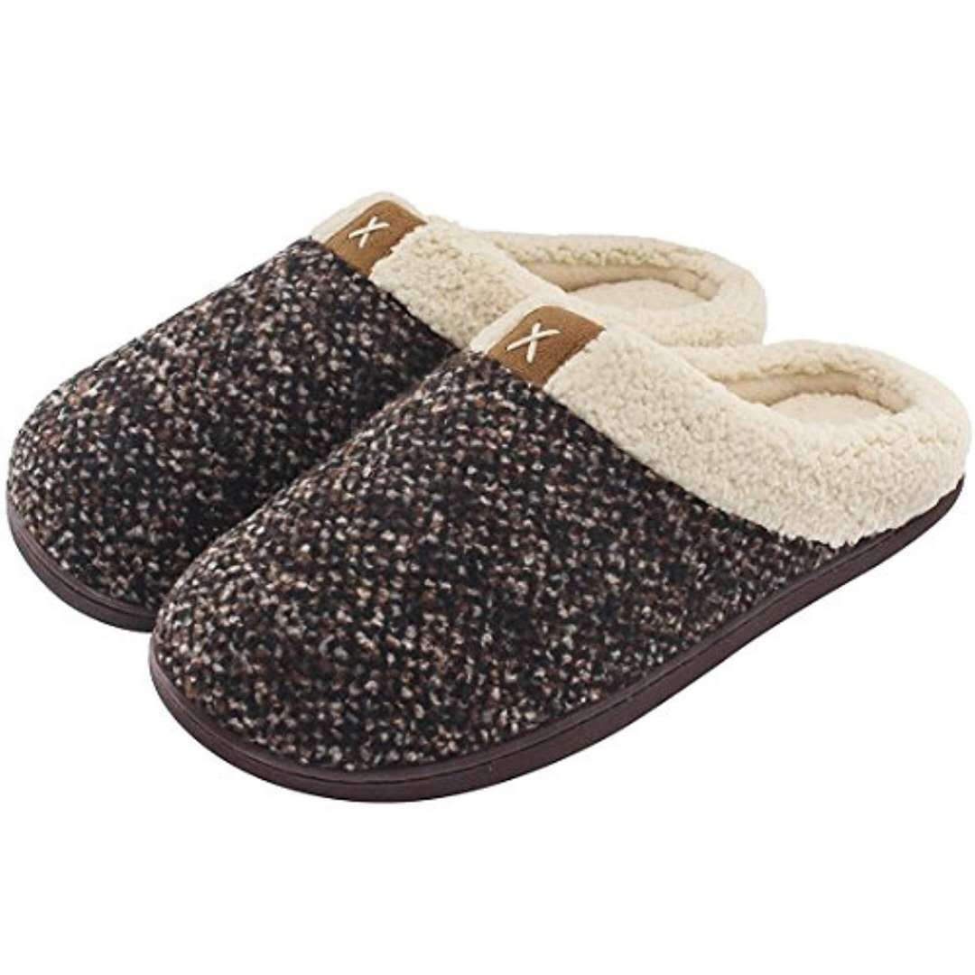 Memory foam slippers