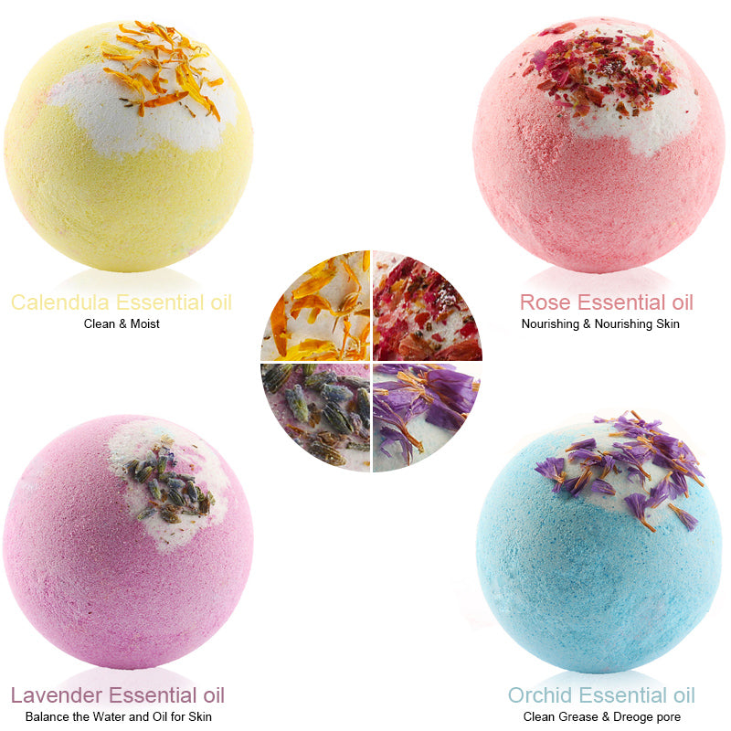 Fragrant Gift Box Bath Bubble Egg Bombs