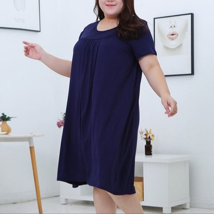 Oversized Women's Summer Thin Loose Modal Cotton Nightdress