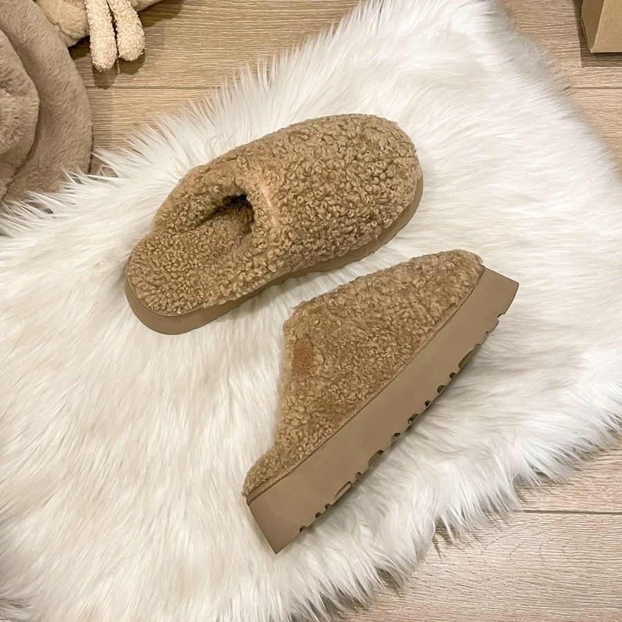 Teddy Fluffy Slippers Women's Outer Wear