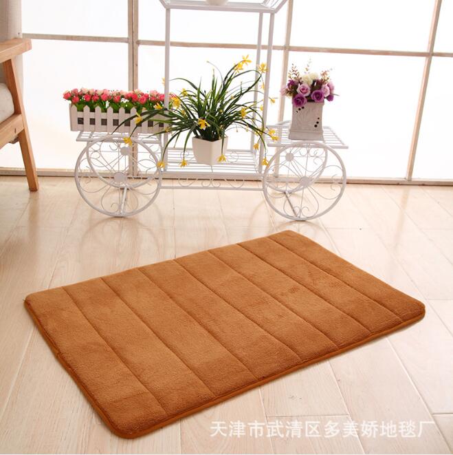 Velvet Memory Foam Bathmat