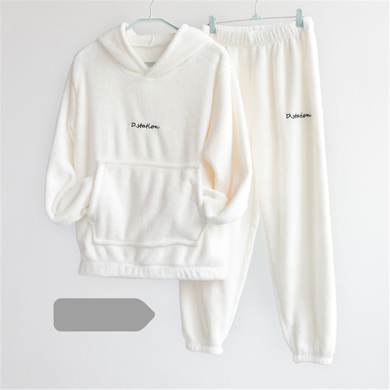 Oversized loose warm pajamas and home wear